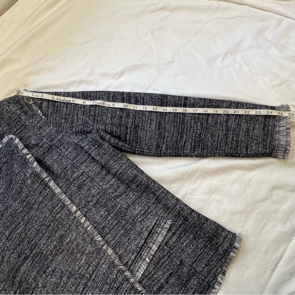 Banana Republic XL Preowned Tweed Grey Black Blazer/Jacket for Business/Casual - Picture 11 of 13